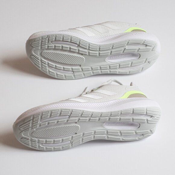Adidas Running Shoe Runfalcon 3.0 - White/Neon Green Women's Size 9.5 NWT - Picture 7 of 9